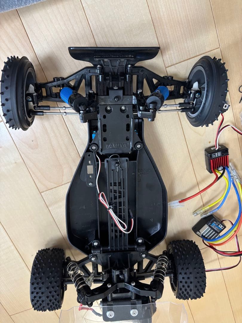 オフロードRCカー 青色 電子機器付き