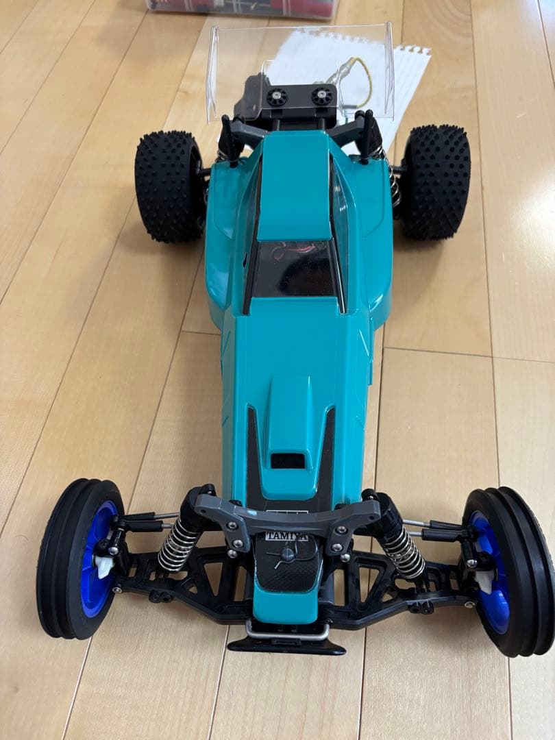 オフロードRCカー 青色 電子機器付き