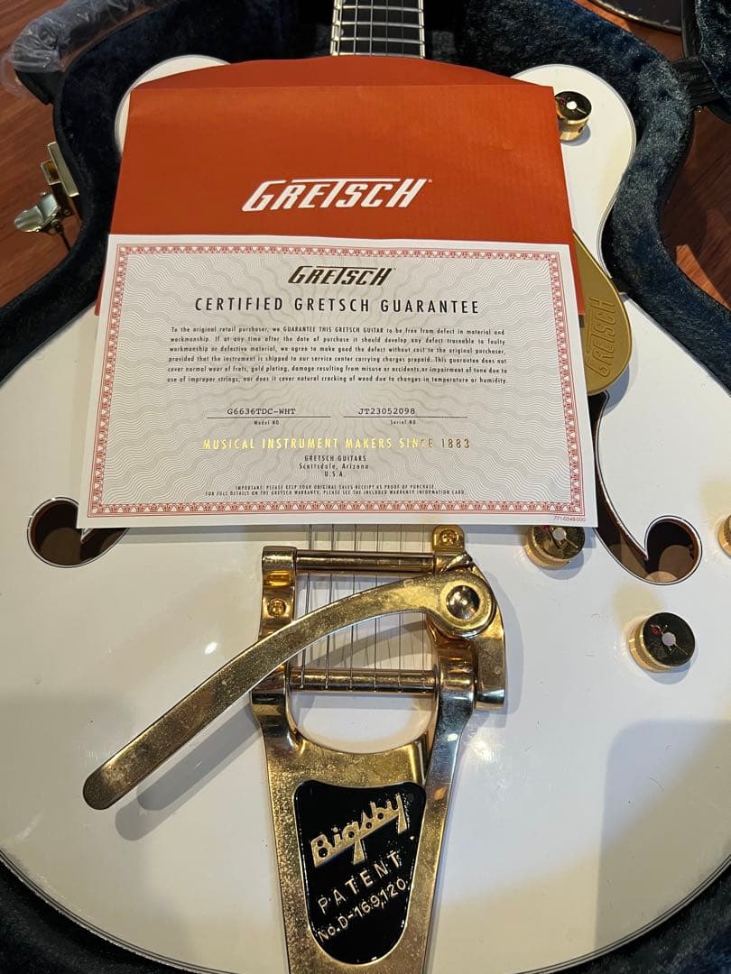 グレッチ Gretsch ホワイトファルコン G6636TDC-WHT