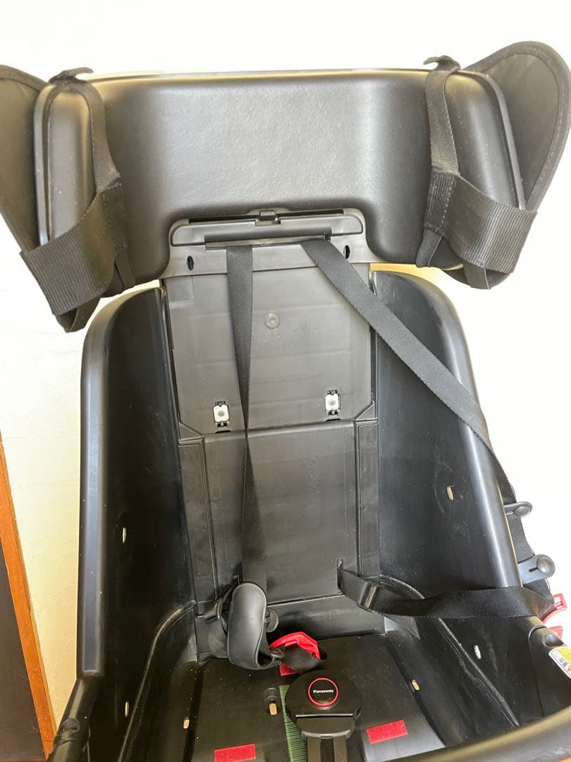 パナソニック　OGK PRBC-001DX チャイルドシート 黒　自転車　後部用