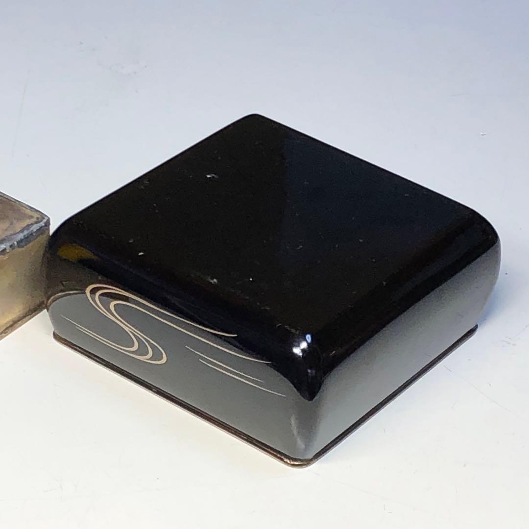灰皿　木製漆器　金蒔絵