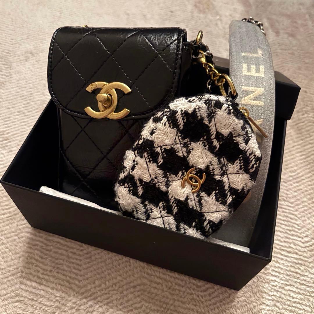 CHANEL VIP シャネル 非売品 キルト スマホ　ショルダー　ケース