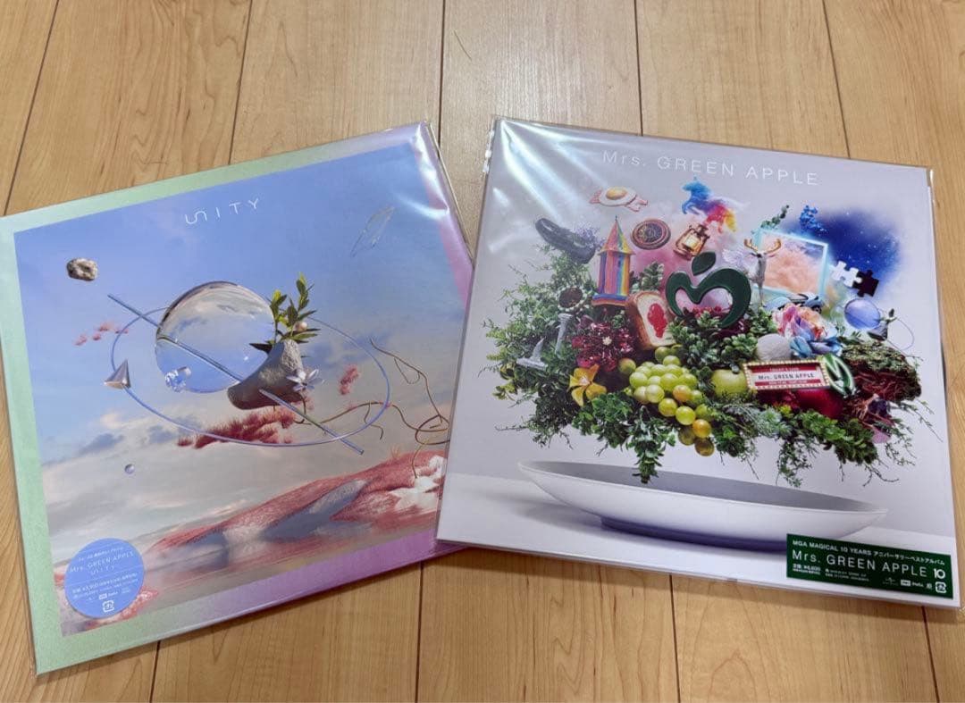 ミセス　レコードプレーヤー　ミセスグリーンアップル　レコード2枚付き