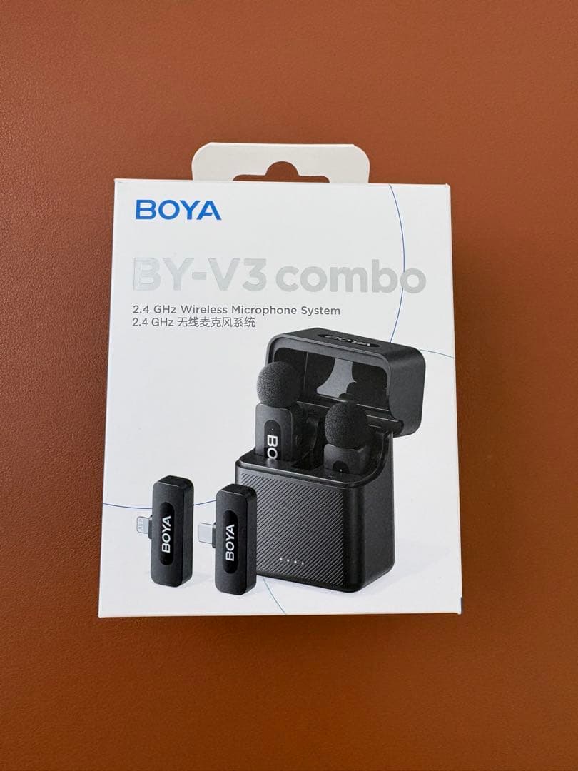 BOYA ワイヤレスピンマイク