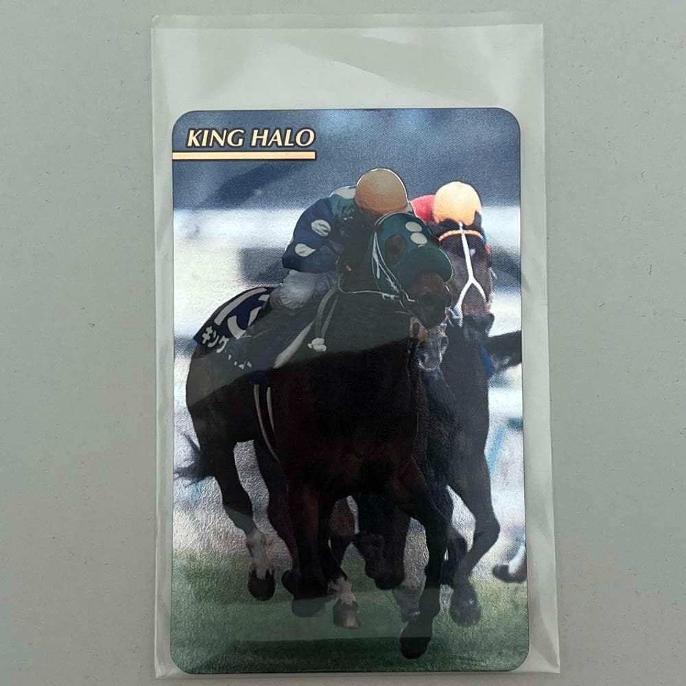 キングヘイロー まねき馬倶楽部 493 単勝馬券 ポストカード/ゴールドカード