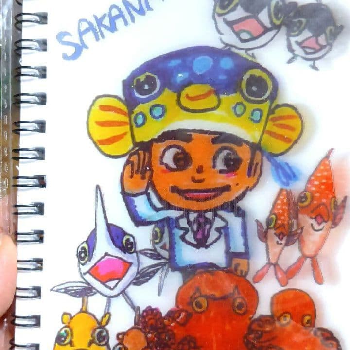 さかなクン　館山限定うちわ、絵本 ハコフグのねがい、3Dメモ帳、ツインストラップ