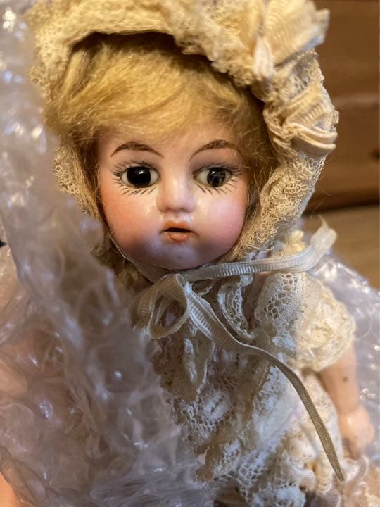 アンティーク　heubach walkingdoll 23cm ビスクドール