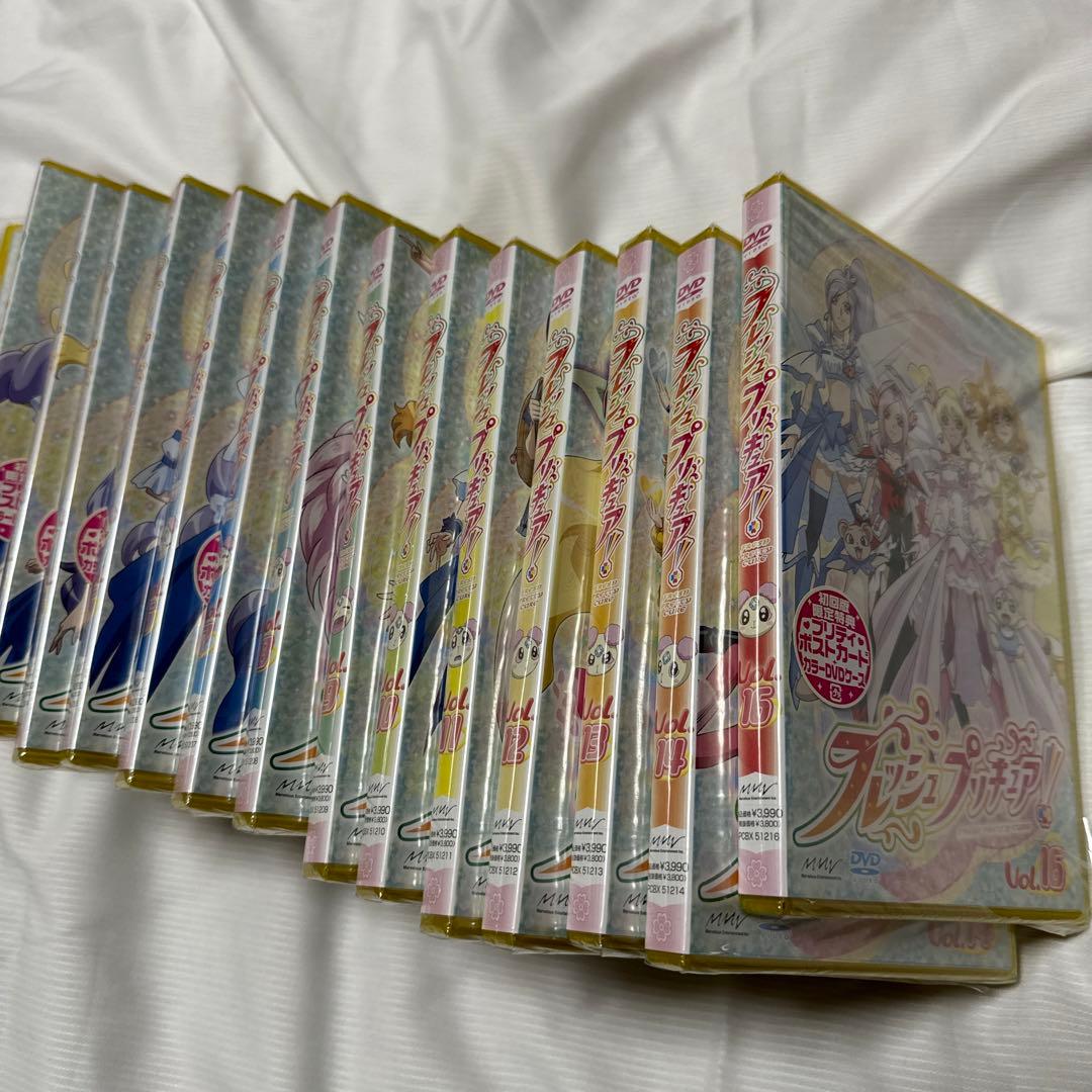 新品未開封　フレッシュプリキュア DVD 全16巻セット　東映アニメーション希少