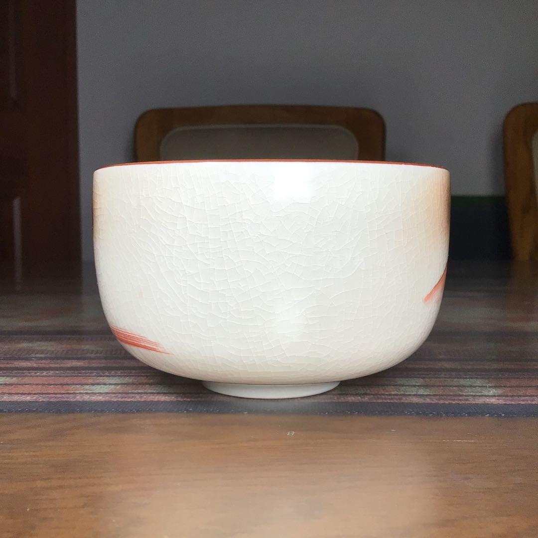 九谷極彩　中田錦峰　(中田智之) 永楽風　高堂本金錦絵　抹茶茶碗
