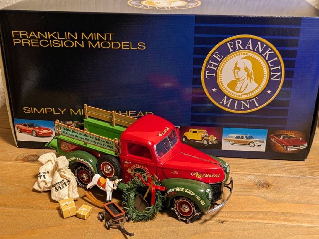 【希少】フランクリンミント 1/24 2004 クリスマストラック（限定品）