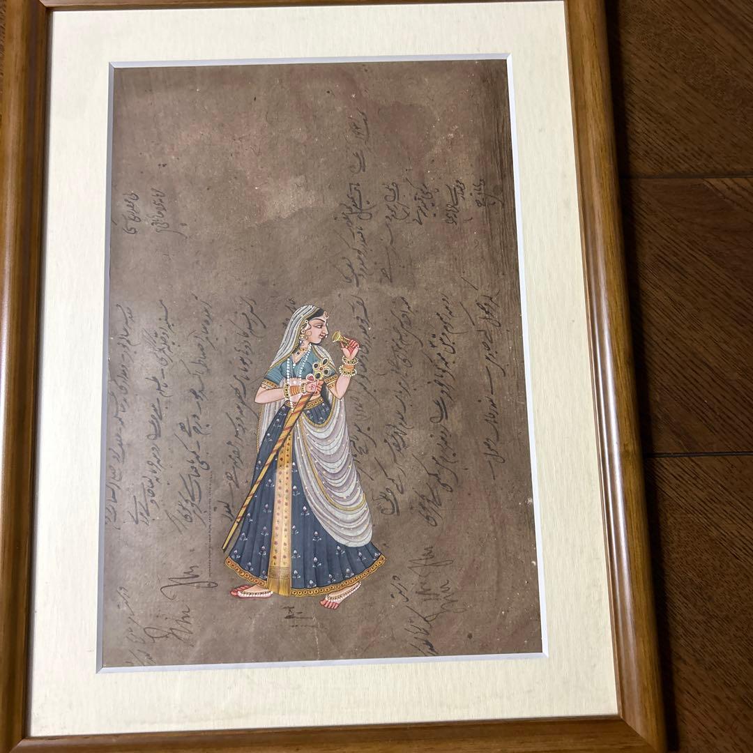 細密絵画　モハメド・イラシャフ・アリ・カーン・ゴーリ アート