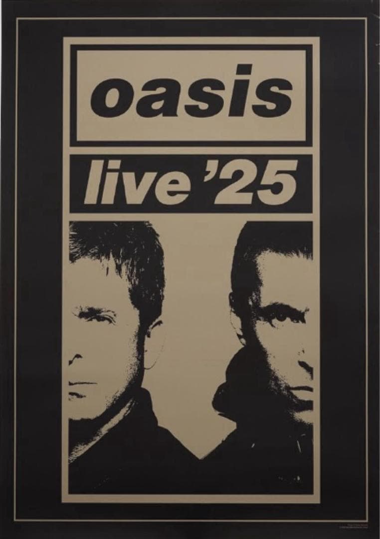 oasis 10/25 10/26 XLサイズ Tシャツ 3点 & A2ポスター