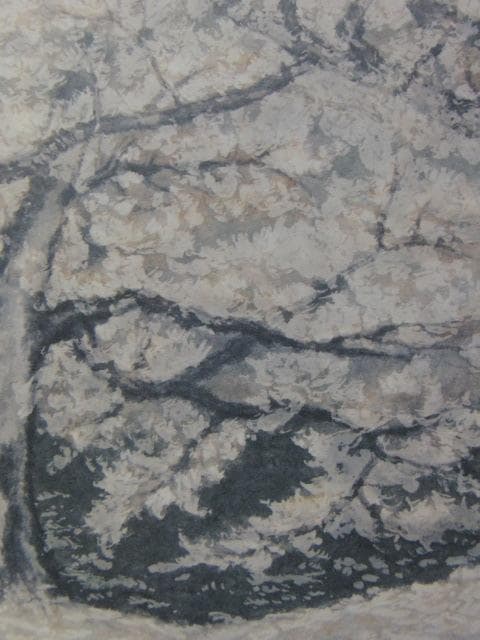 川崎鈴彦、【花】、希少な額装用画集より、新品額装付、状態良好