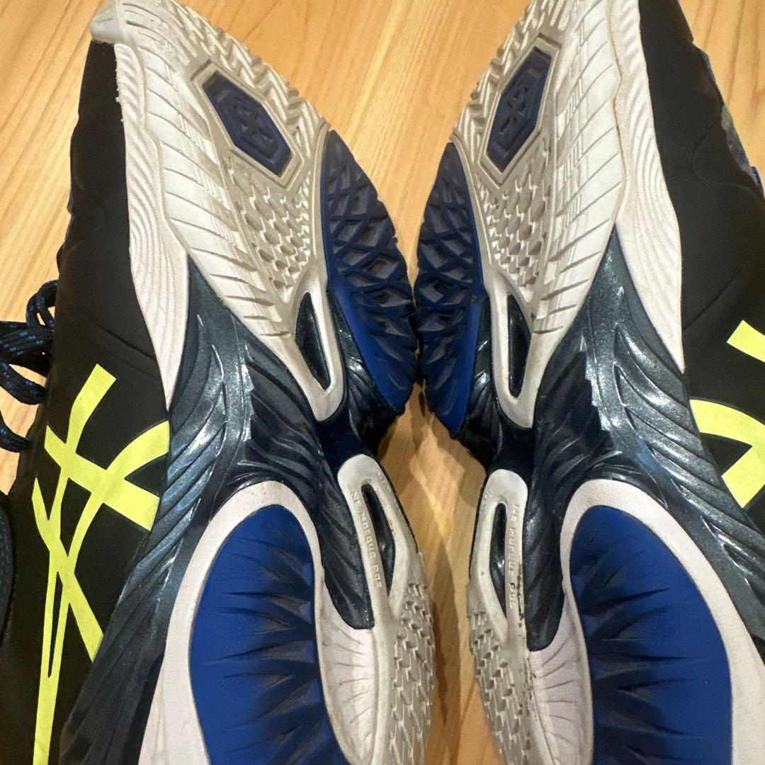 asicsメタライズバレーボールシューズ／27cm