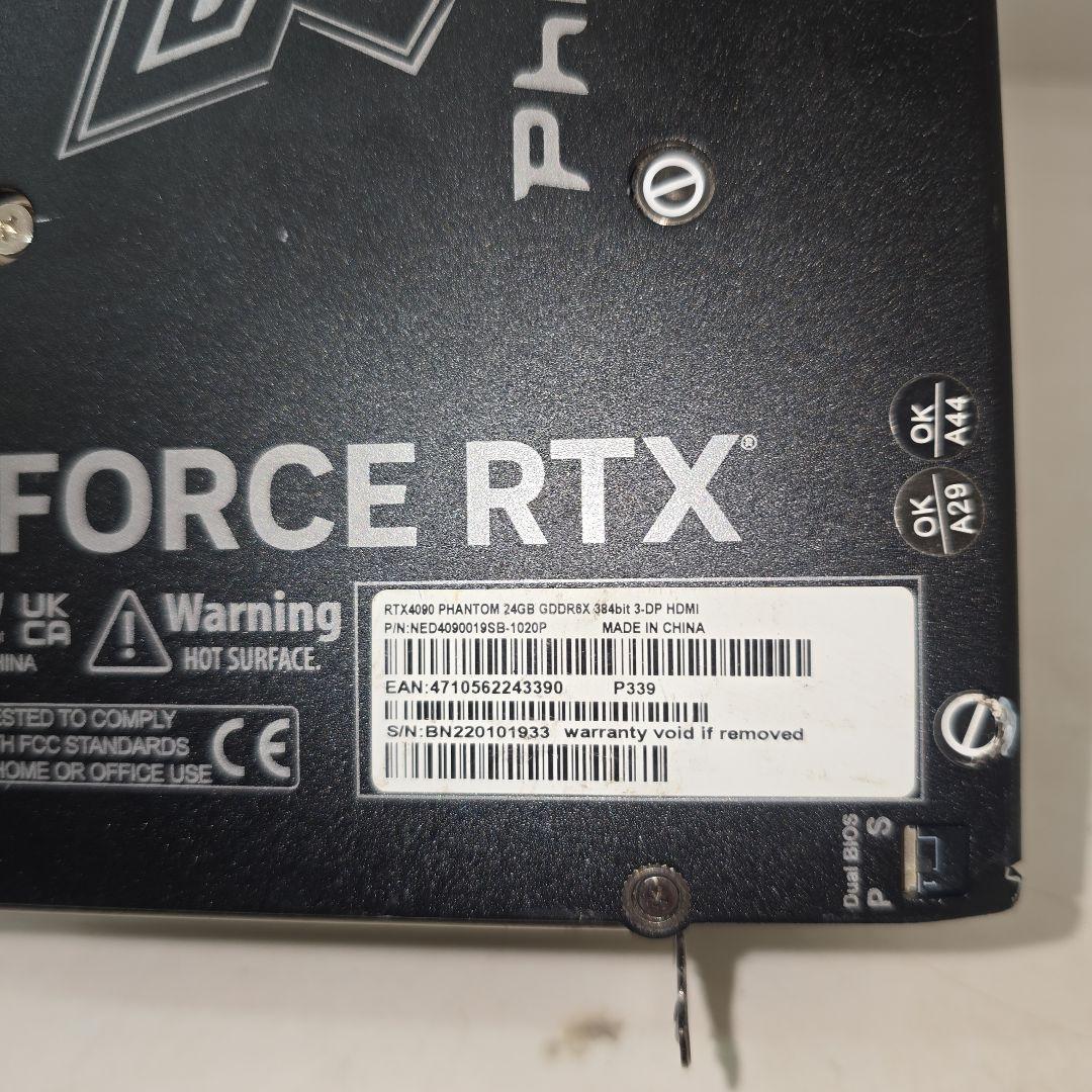 その他 RTX4090 PHANTOM 24GB GDDR6X 384bit 3-DP