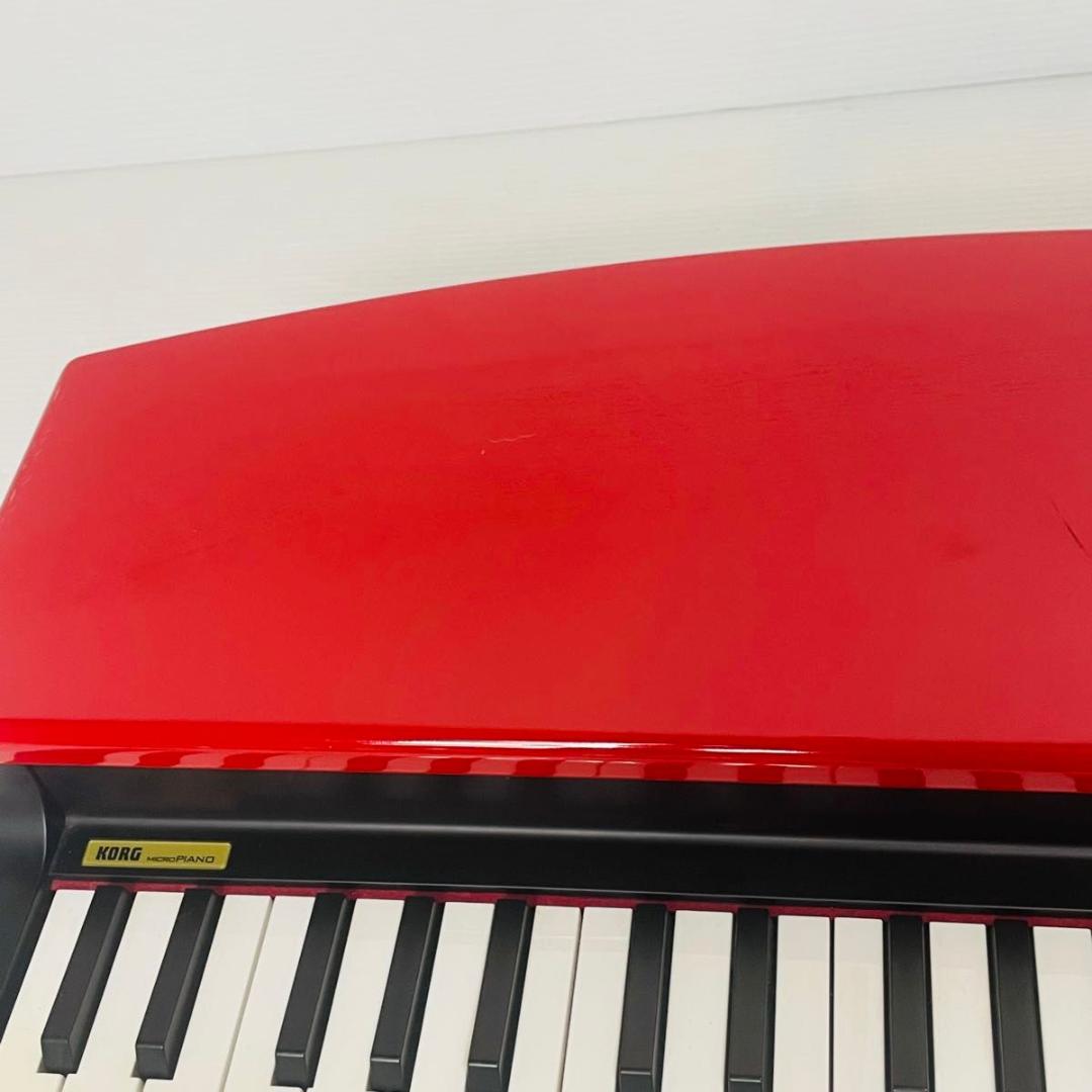 KORG MICROPIANO コルグ マイクロピアノ ミニ鍵盤61鍵 脚付 赤