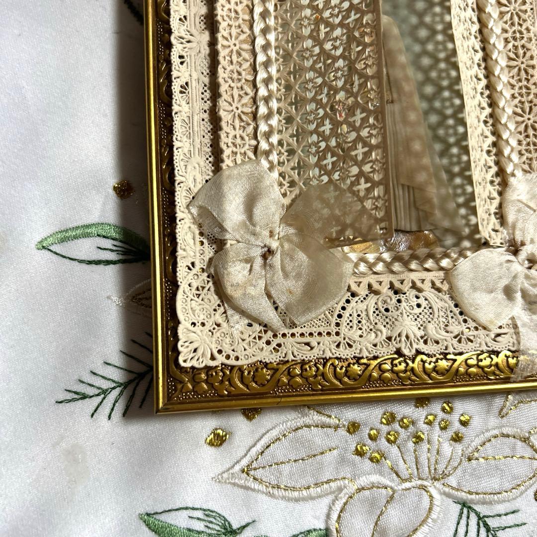 【✨破れなしの美品✨】✳︎フランスアンティーク コミュニオンのカニヴェ✳︎