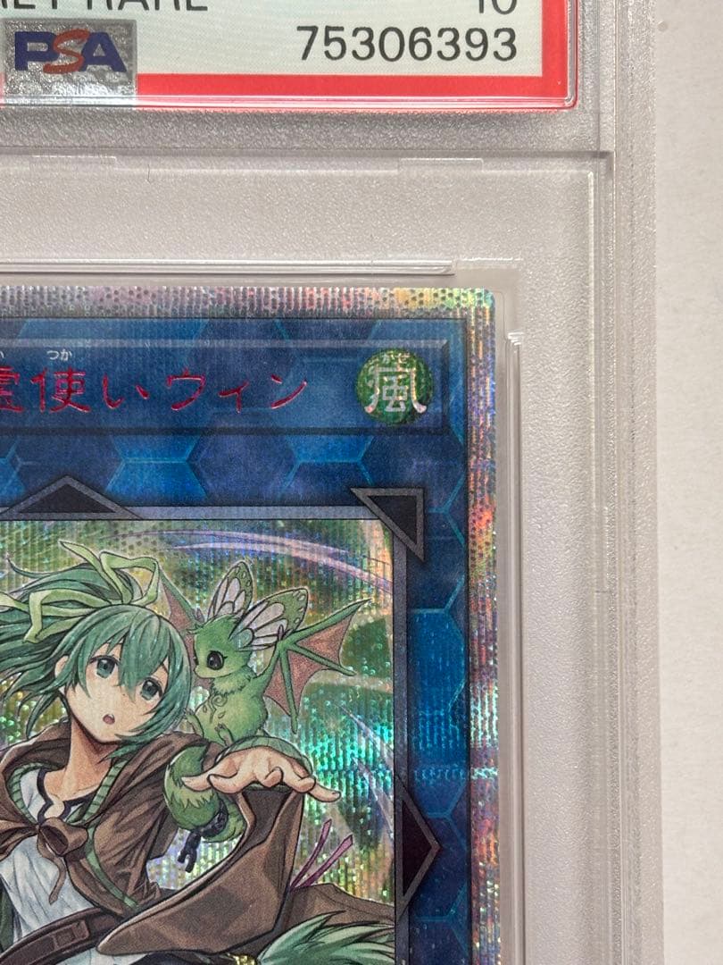 【PSA10】遊戯王 蒼翠の風霊使いウィン 20th