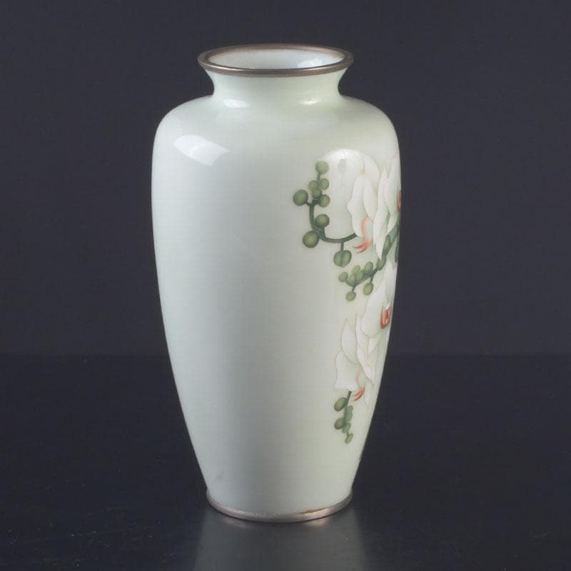 七宝焼　花文　花瓶　M　9797A