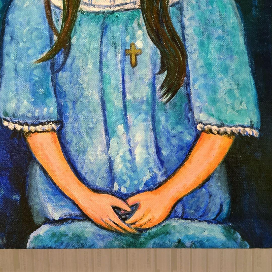 キャンバス油絵　専用　アリス　オマージュ　モディリアーニ