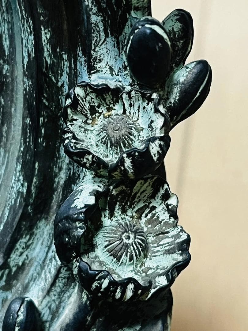 アールヌーボー　スタンドミラー