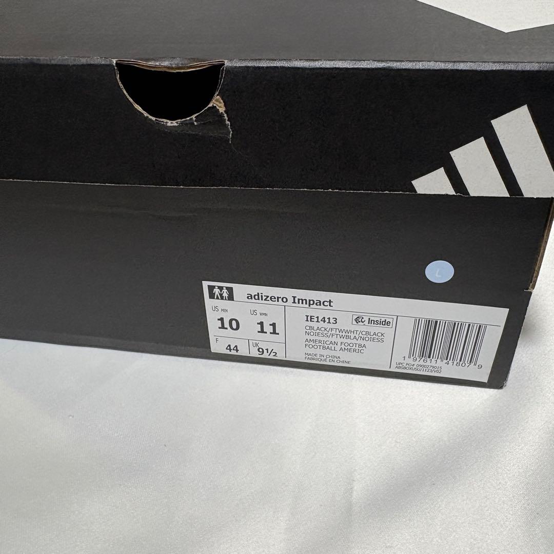 Adizero Impact Cleats　BLK/WHT　28.0㎝　L