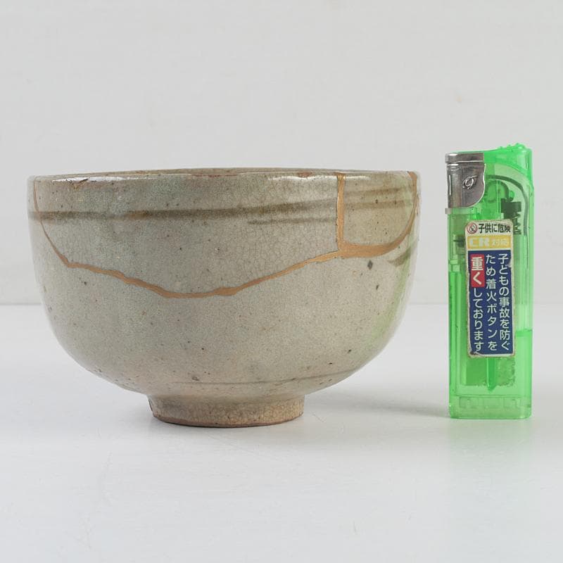 桃山時代　古唐津　木原窯　木原茶碗　時代箱付　M　R9111