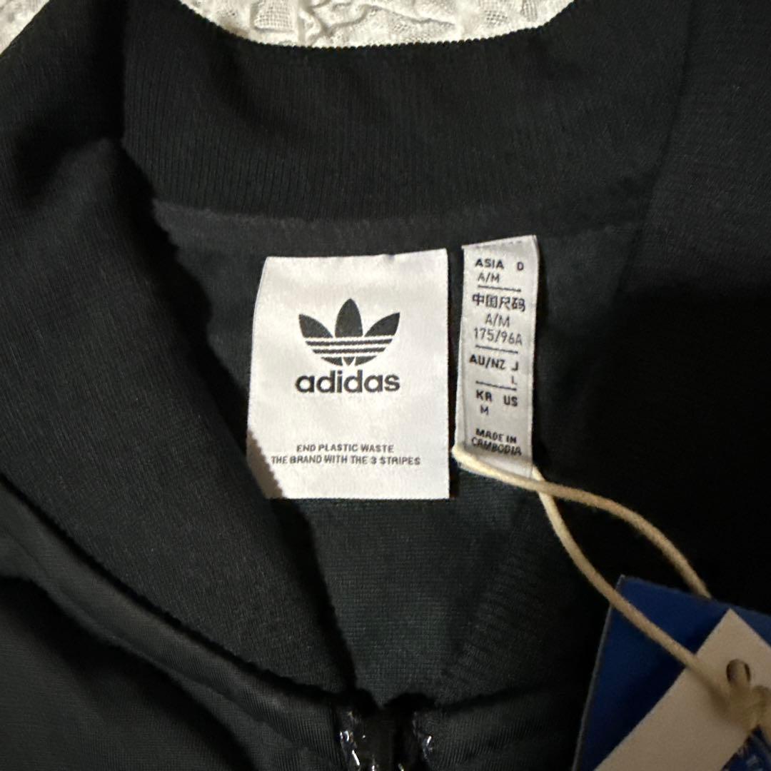 新品 L adidasアディダス刺繍トラックジャケットセットアップ