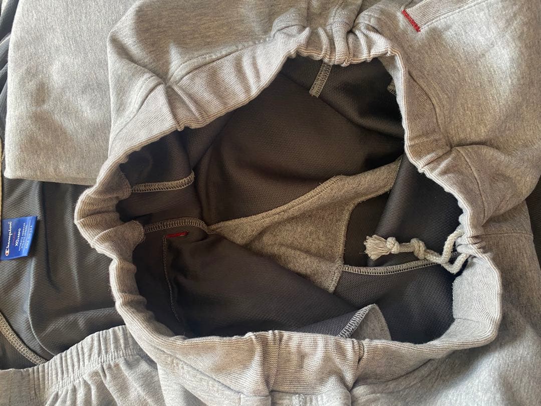 Champion スエット上下 XO グレー　CS1905