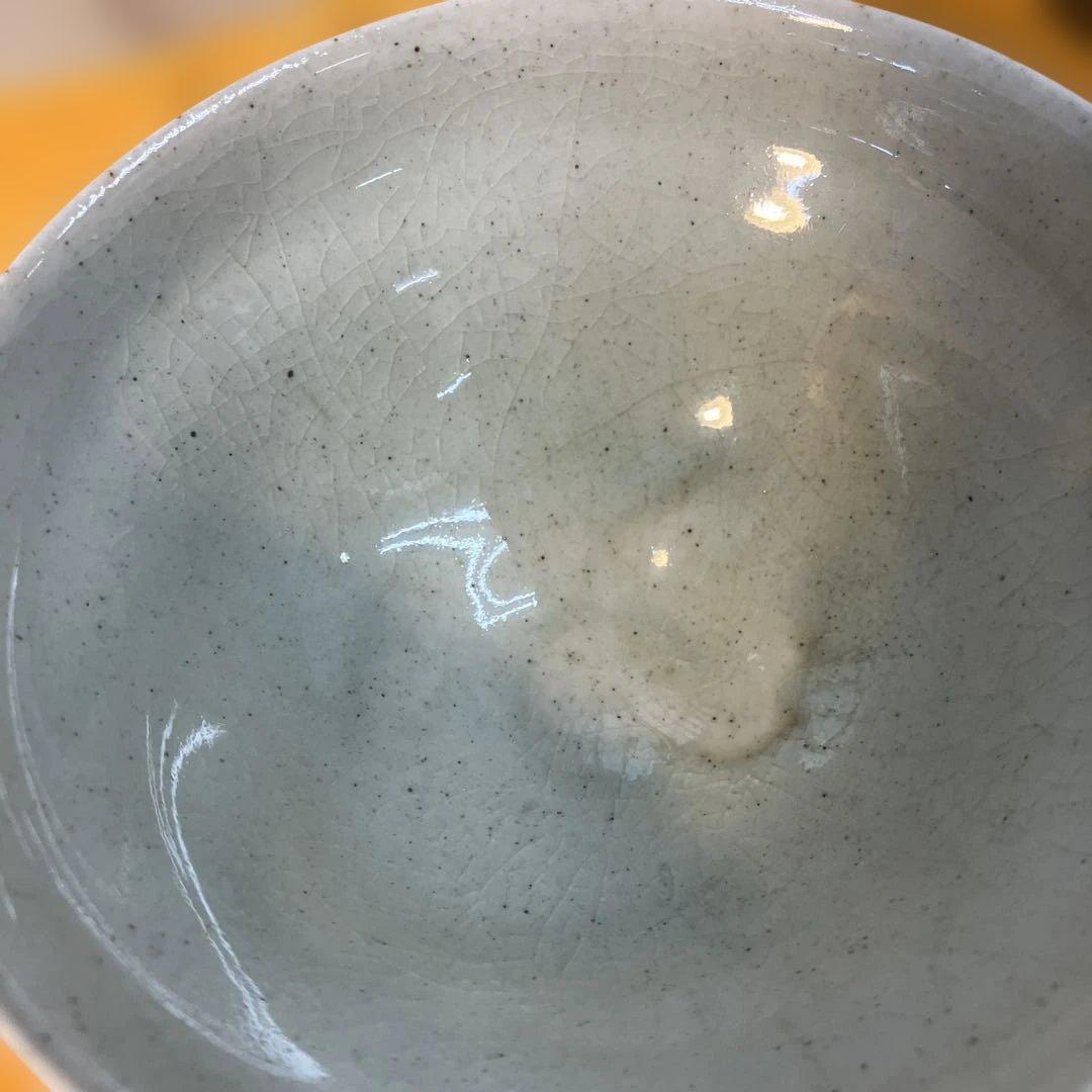茶道具　白天目茶碗　加藤唐三郎　造　(尾州徳川家御用窯) 共箱　N286TK