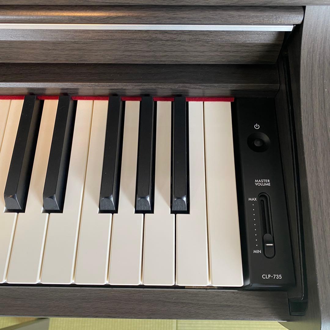 YAMAHA 電子ピアノ ダークウッド イス付き