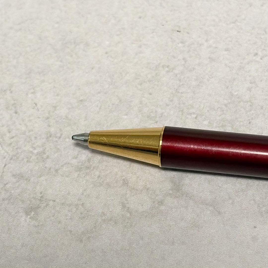カルティエ サントスドゥカルティエローラーボールペン ボルドー　箱付き