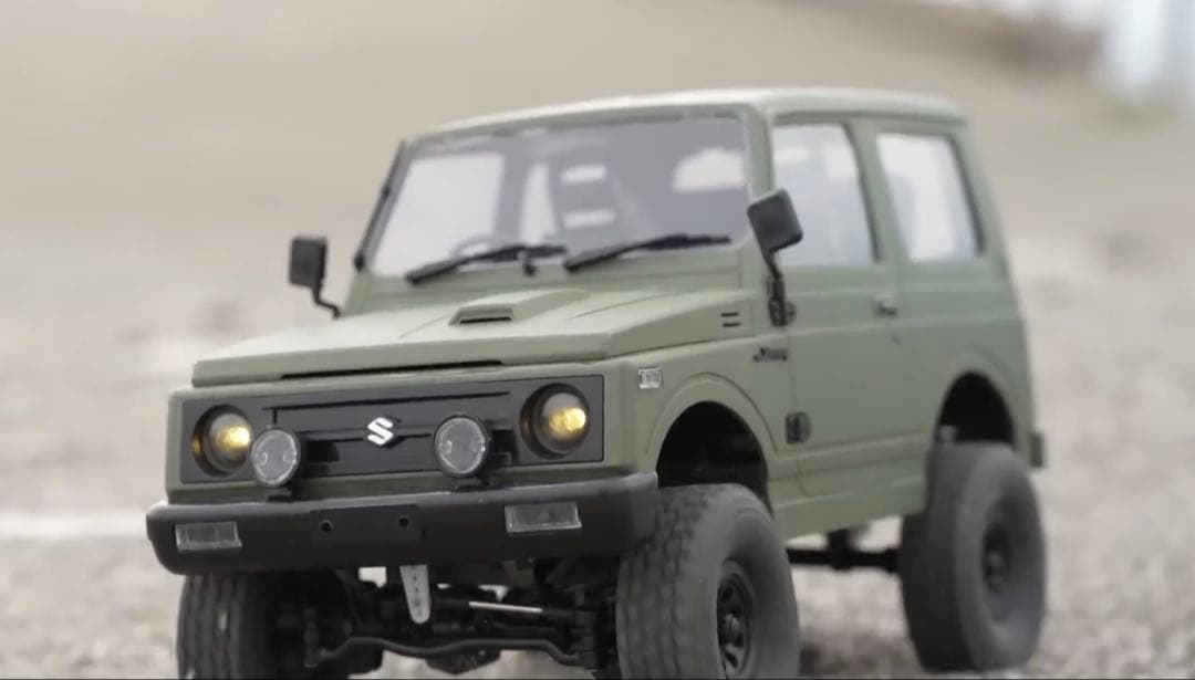 【美品】WPL C-74 1/10 4WD ジムニー オリーブ（ベースラジコン）