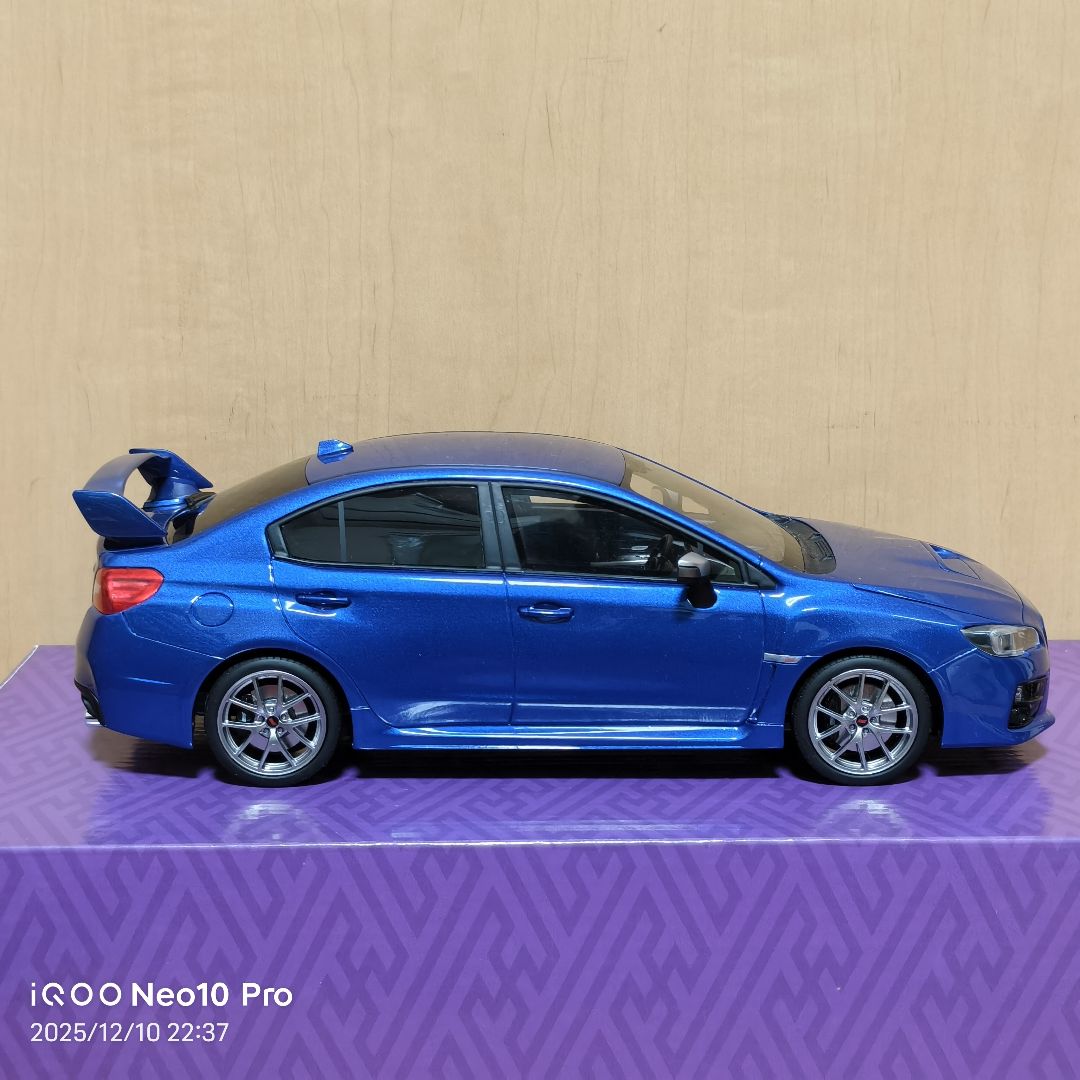 京商 サムライ 前期型 スバル WRX STI 1/18 WRブルー