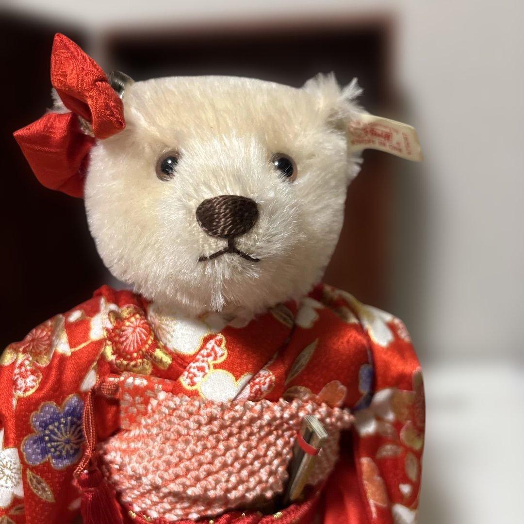 シュタイフ　白タグ　2000 Hatsuhime 鑑定書付き