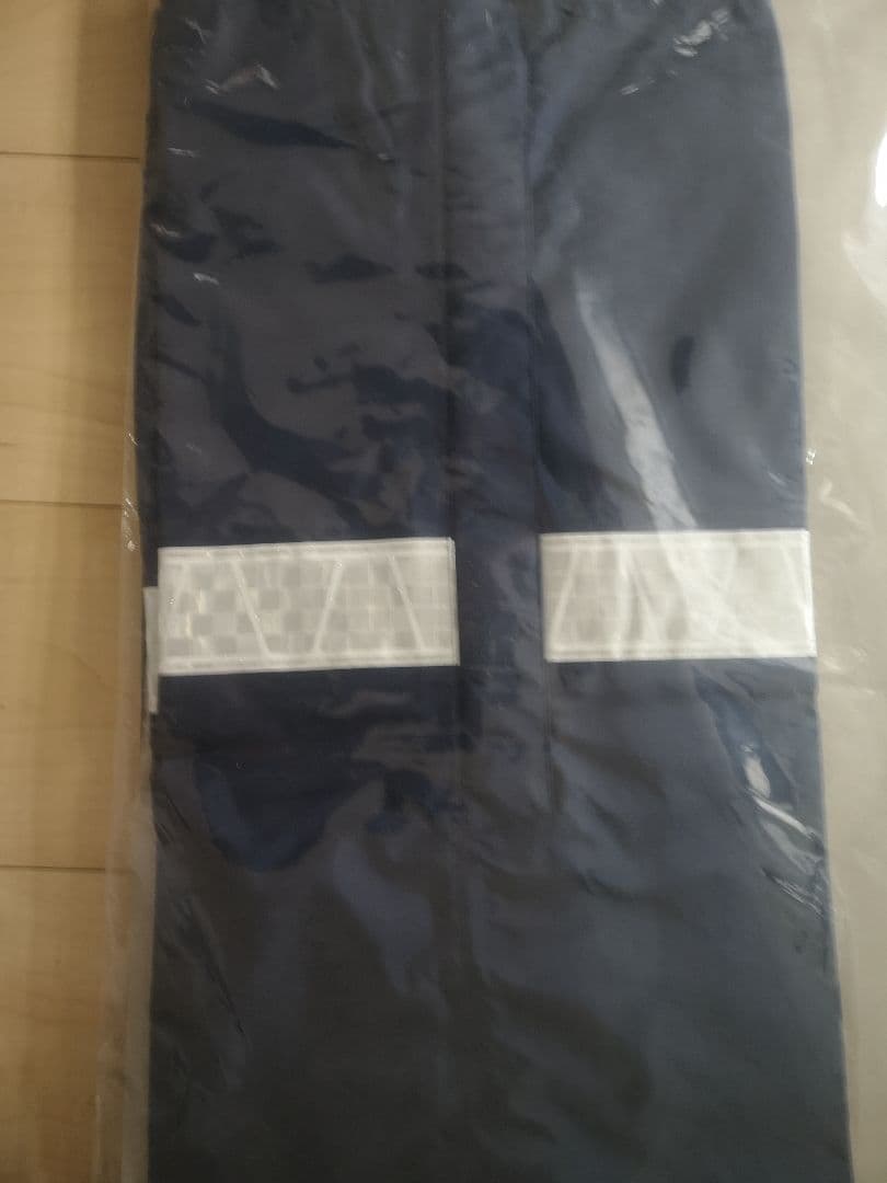 雨具　反射付き　Ｌサイズ　紺色