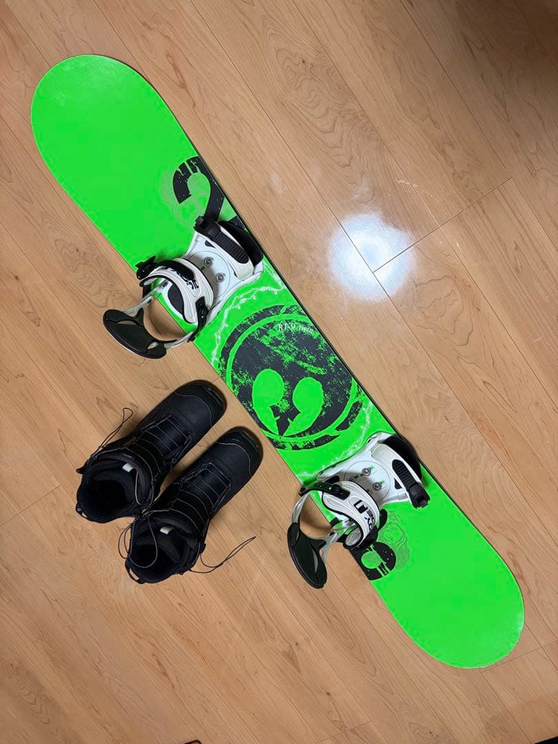 RICE28 RT9 TWIN スノーボード 155cm 初心者3点セット