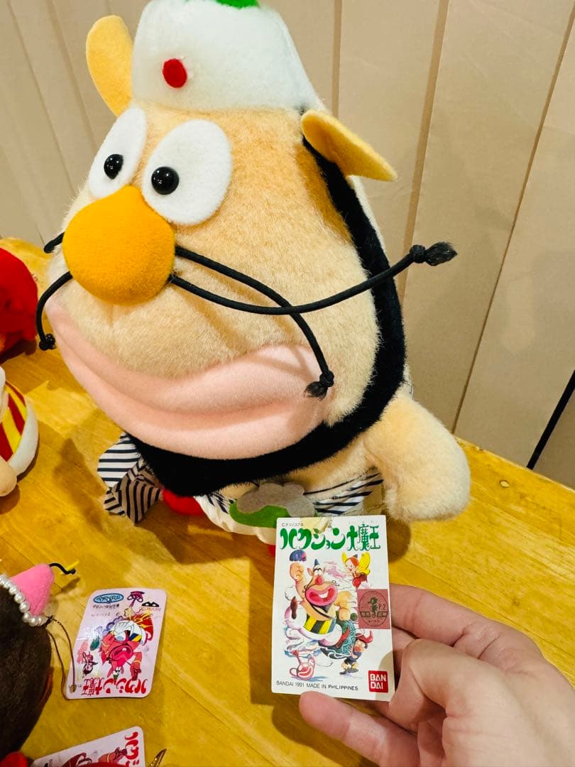 アニメキャラクターぬいぐるみハクション大魔王10体セット　激レア　当時物