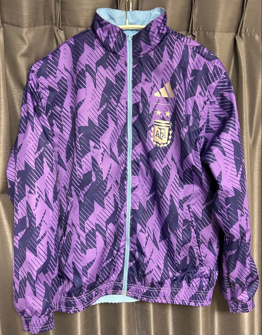 アルゼンチン代表　2022年　adidas アンセムジャケット　XLサイズ