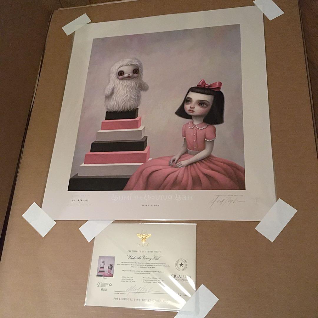 MARK RYDEN Yuki The Young Yak サイン入り ポスター