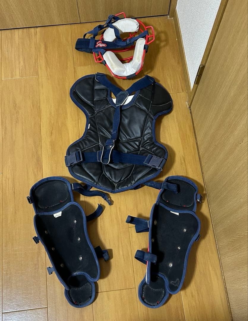 久保田スラッガー 軟式少年用 キャッチャー防具 レガース＆プロテクター セット