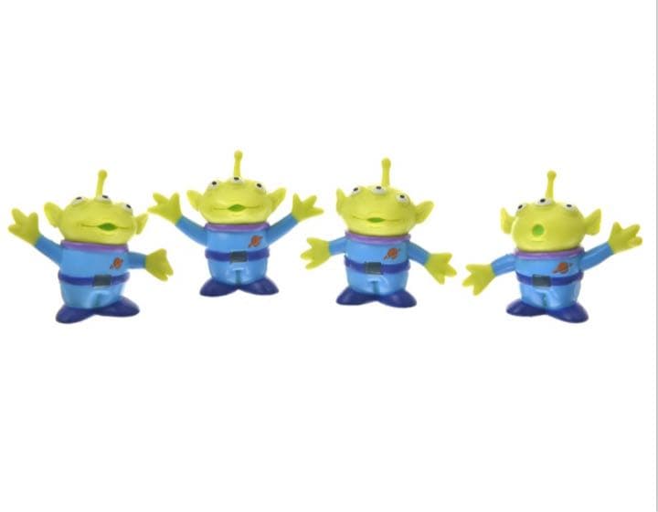 ②トイストーリー　エイリアンバケツ　エイリアンフィギュア　宇宙船フィギュアパック