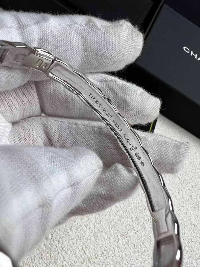 CHANEL シャネル ココクラッシュ風 マトラッセ ブレスレット 17cm