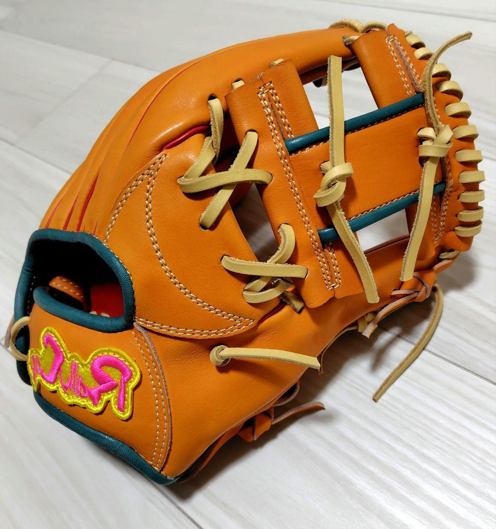 【美品】艶　RallyCap　ラリーキャップ　軟式用グローブ　内野手
