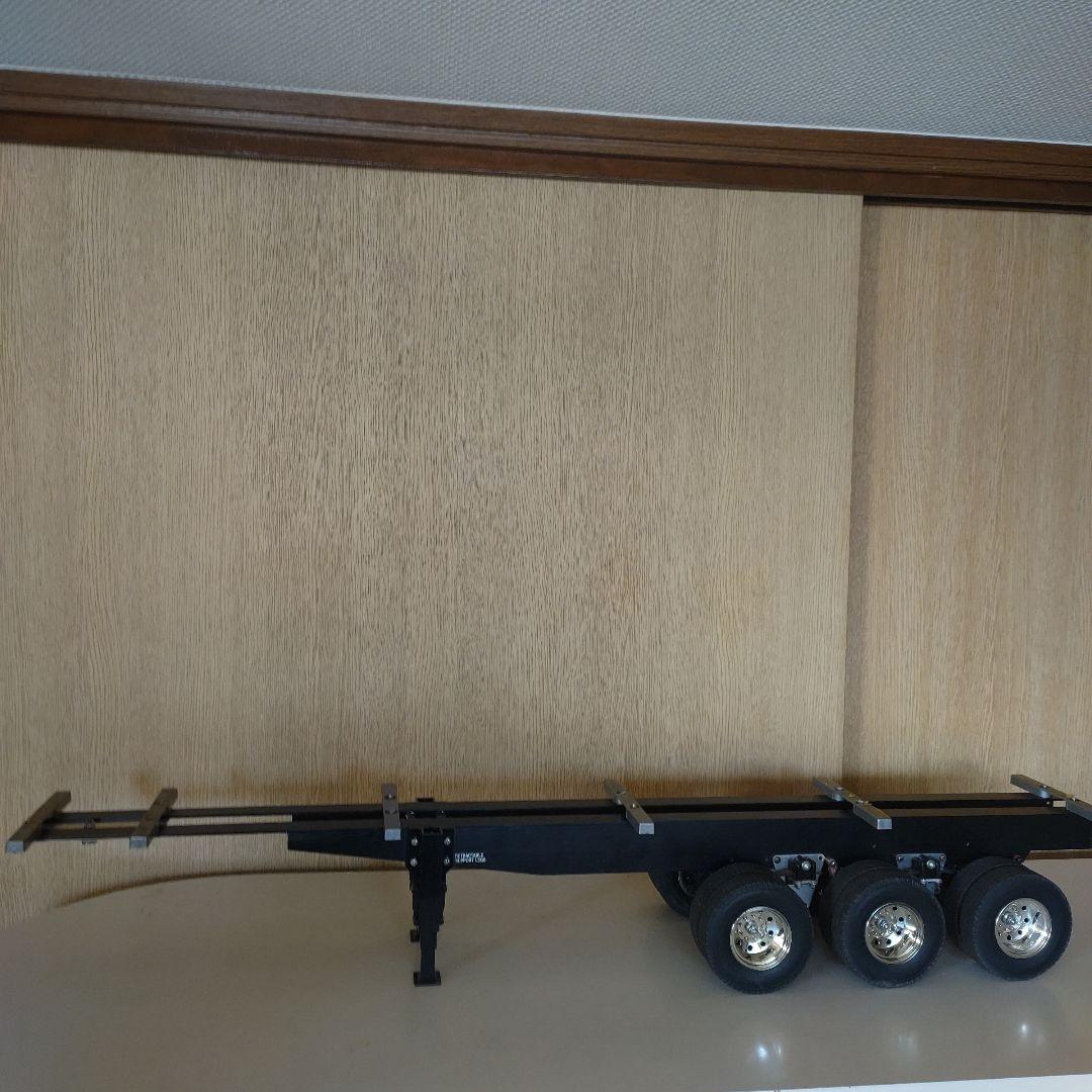 タミヤ1/14トレーラー荷台 3軸改造