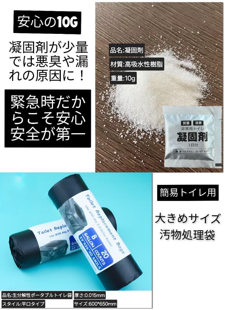 携帯トイレ カーキ　簡易トイレ 非常用トイレ 折りたたみトイレ 防災グッズ