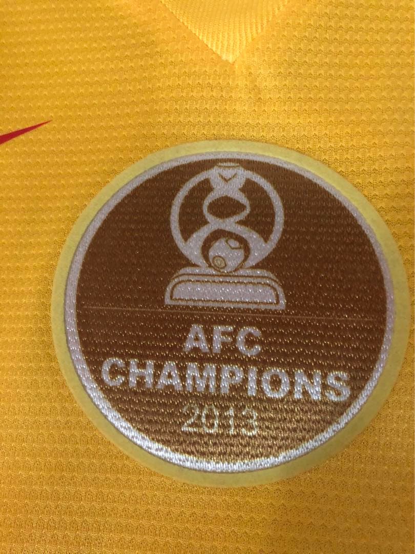 【選手支給品】2014年広州恒大ACLユニフォーム　5番張琳芃選手