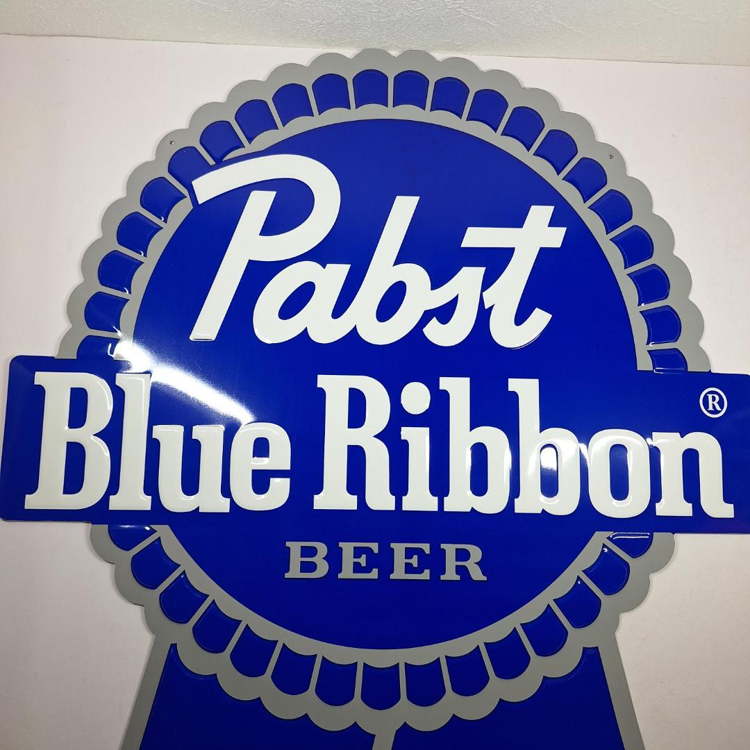 ブルーリボン 看板 サイン 新品 コレクション blue ribbon e6E6