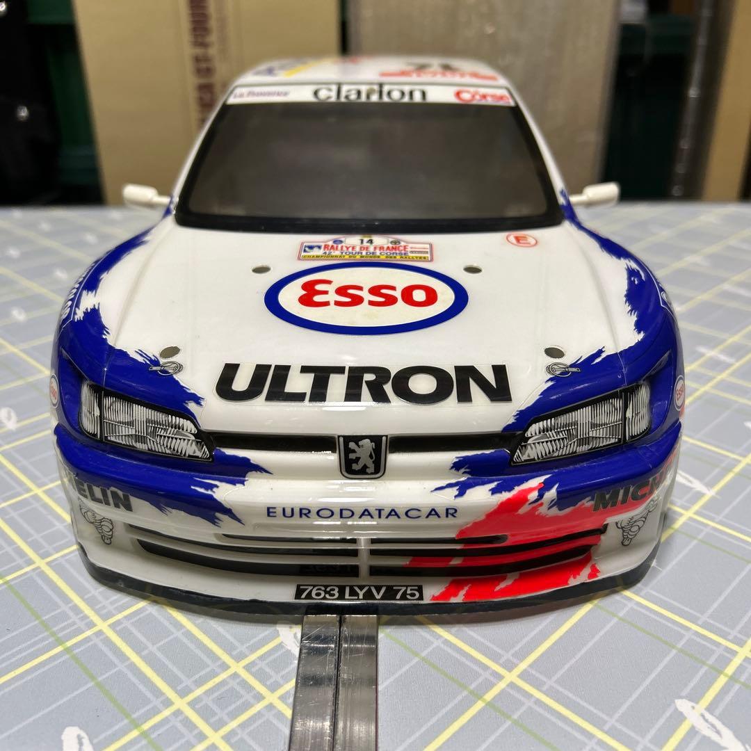 タミヤ　プジョー306MAXIボディ ラリーカラー