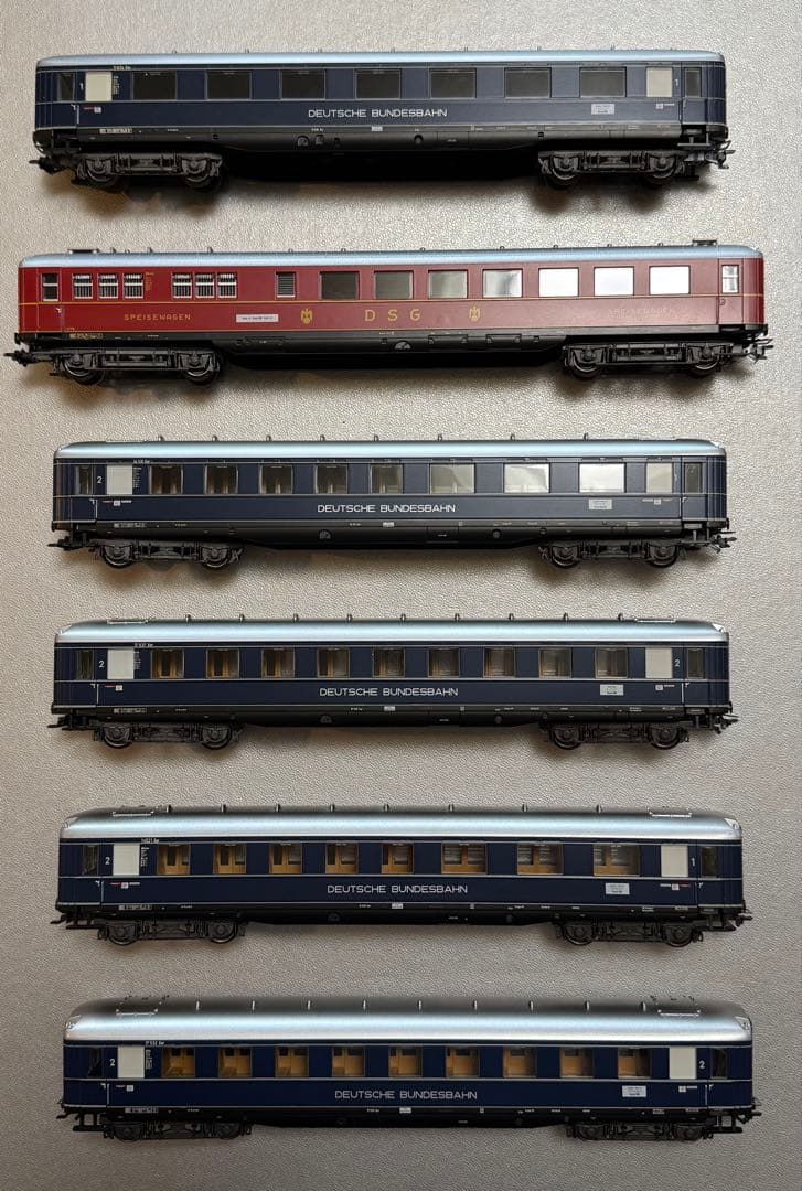 メルクリン43209+43219 Express Loreley 客車6両